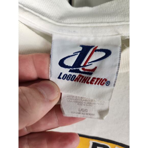 Vintage 1997 Logo Athletic Pittsburgh Steelers T men's large - Picture 4 of 5